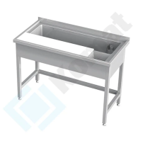 Stół do obróbki produktów 1300x600x850, AISI 304, Komat KST-156