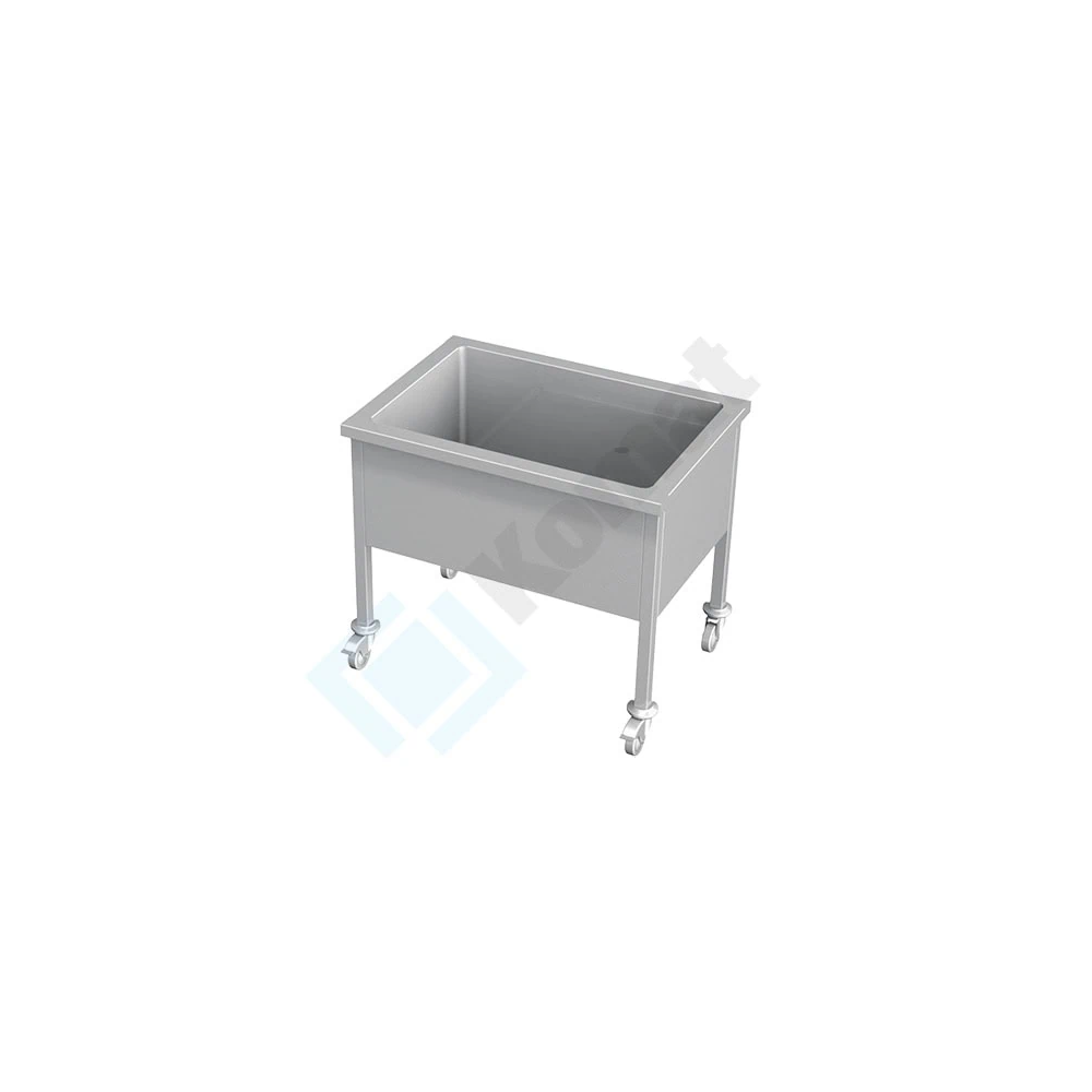 Basen jezdny 800x700x850, AISI 304, Komat KBT-163