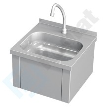 Umywalka z włącznikiem kolanowym 400x385x280, AISI 304, Komat KUT-174