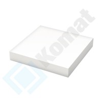 Kloc rozbiorowy polietylenowy 500x500x80, AISI 304, Komat KST-072