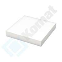 Kloc rozbiorowy polietylenowy 500x500x80, AISI 304, Komat KST-072