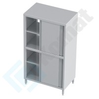 Szafa przelotowa z drzwiami suwanymi 1400x600x1800, AISI 304, Komat KDT-208