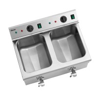 Frytownica indukcyjna 2x8L Plus 580x575x415 Bartscher 165119