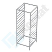 Regał na pojemniki GN 2/1 605x660x1800, AISI 304, Komat KRT-321