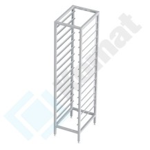 Regał na pojemniki GN 1/1 400x540x1800, AISI 304, Komat KRT-322