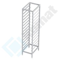 Regał na pojemniki GN 1/1 400x540x1800, AISI 304, Komat KRT-322