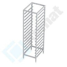 Regał na tace 470x610x1800, AISI 304, Komat KRT-323
