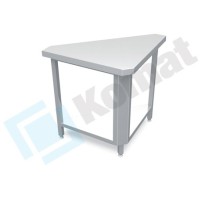 Stanowisko narożne zewnętrzne 90° 1216x641x900, AISI 304, Komat KL1-06.8090