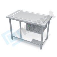Stanowisko z płytą chłodniczą 1235x700x900, AISI 304, Komat KL1-13.7003