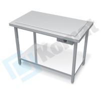 Stanowisko z płytą grzewczą 1235x700x900, AISI 304, Komat KL1-23.7003