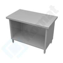 Stanowisko z szafką otwartą 900x800x900, AISI 304, Komat KL3-01.8090