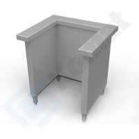 Stanowisko dystrybutora 800x800x900, AISI 304, Komat KL3-09.8080