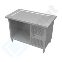 Stanowisko z płytą chłodniczą 1560x700x900, AISI 304, Komat KL3-13.7004