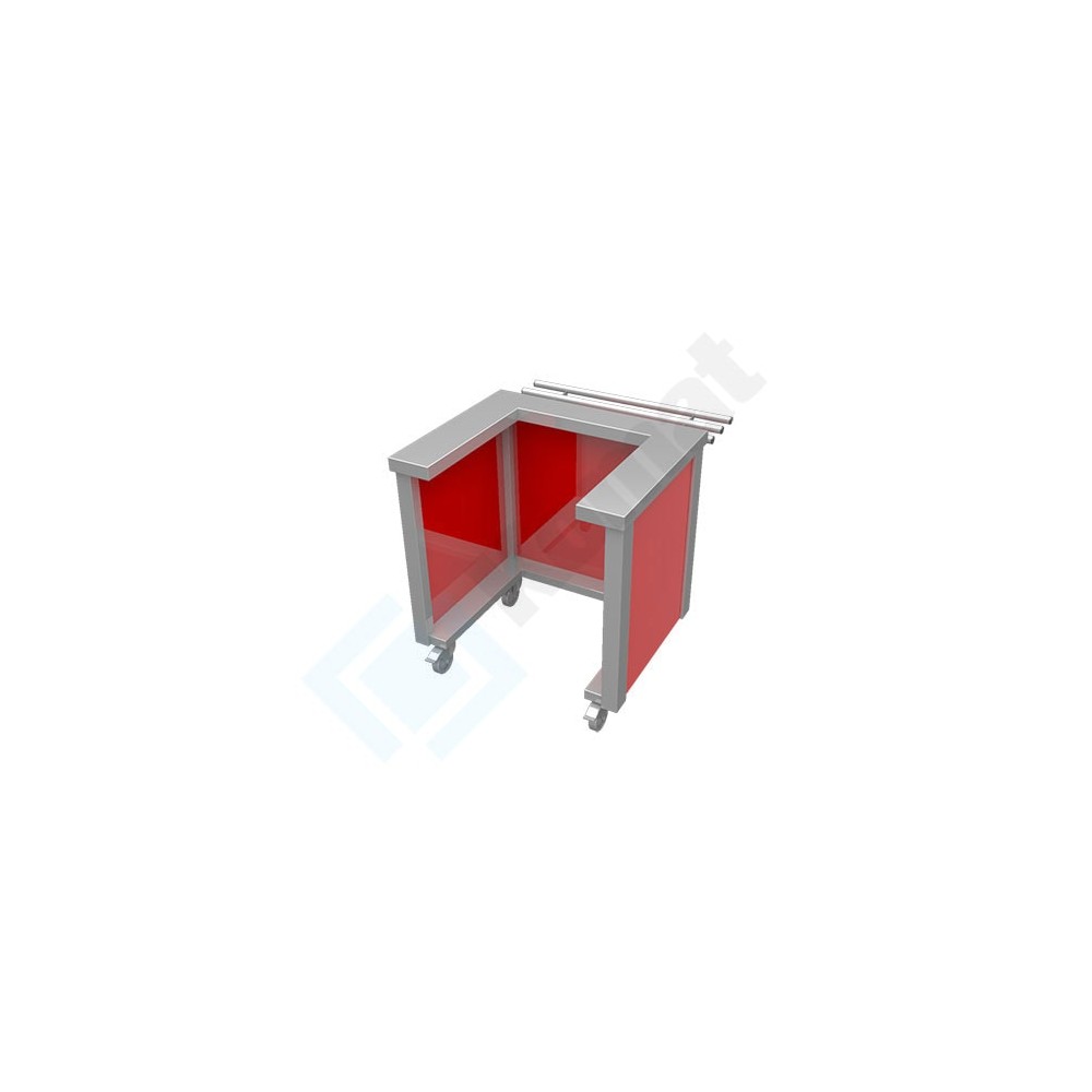 Stanowisko dystrybutora 850x700x900, AISI 304, Komat KL4-09.7085