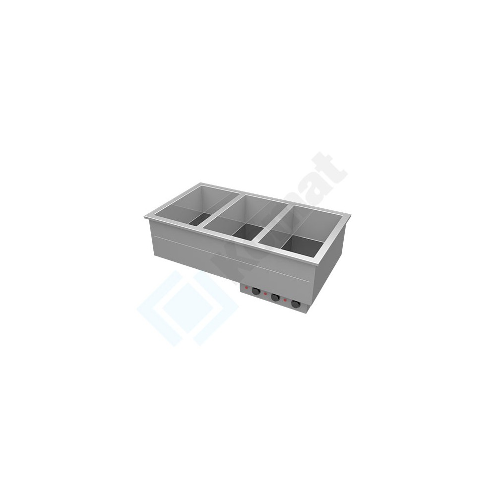 Bemar powietrzny wielokomorowy 1069x590x420, AISI 304, Komat KL6-22.0033