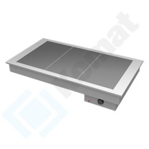 Płyta grzewcza ceramiczna 1069x590x253, AISI 304, Komat KL6-24.0003