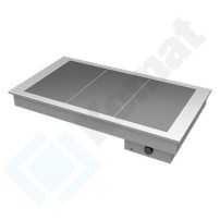Płyta grzewcza ceramiczna 1069x590x253, AISI 304, Komat KL6-24.0003