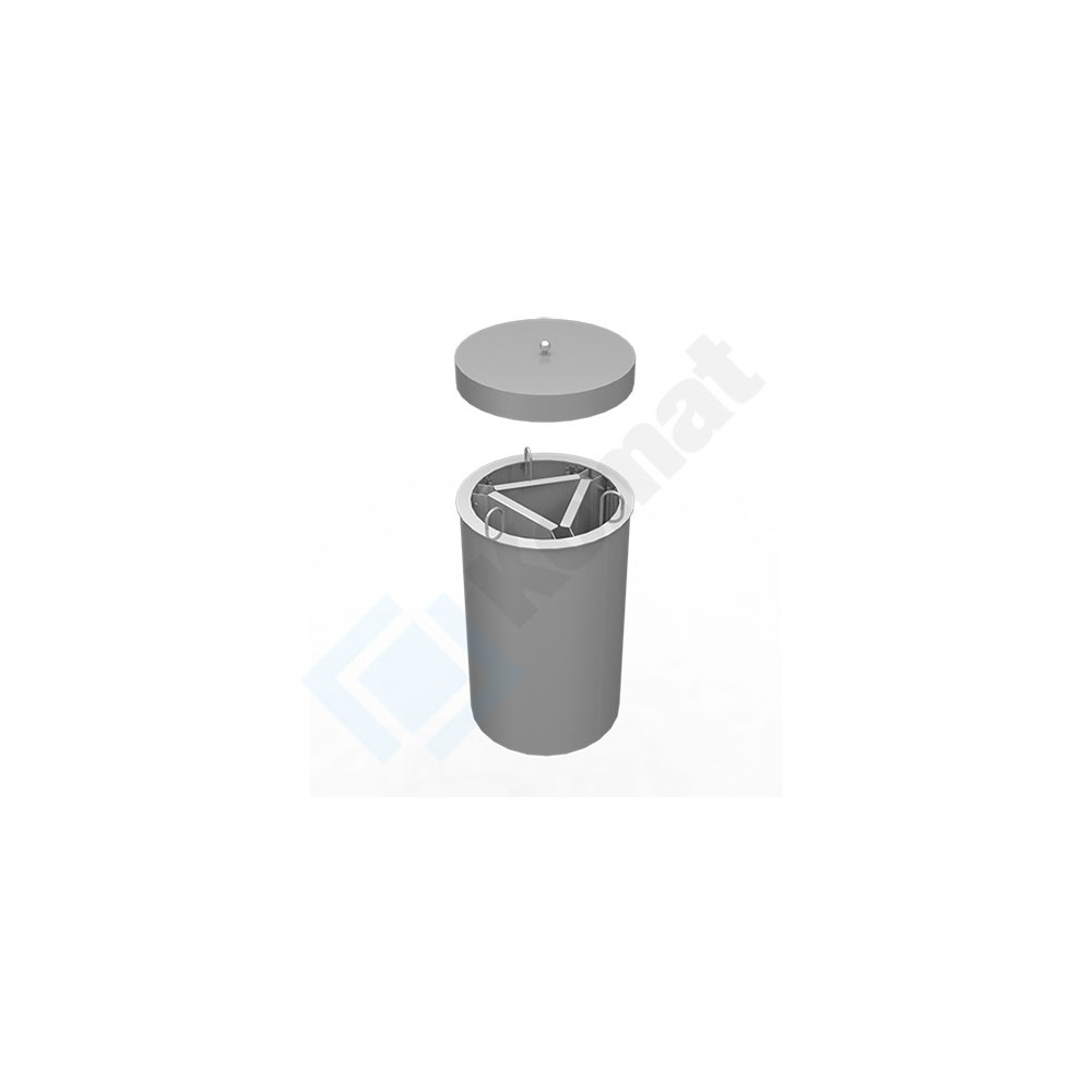 Dystrybutor talerzy 705, AISI 304, Komat KL6-40.2033