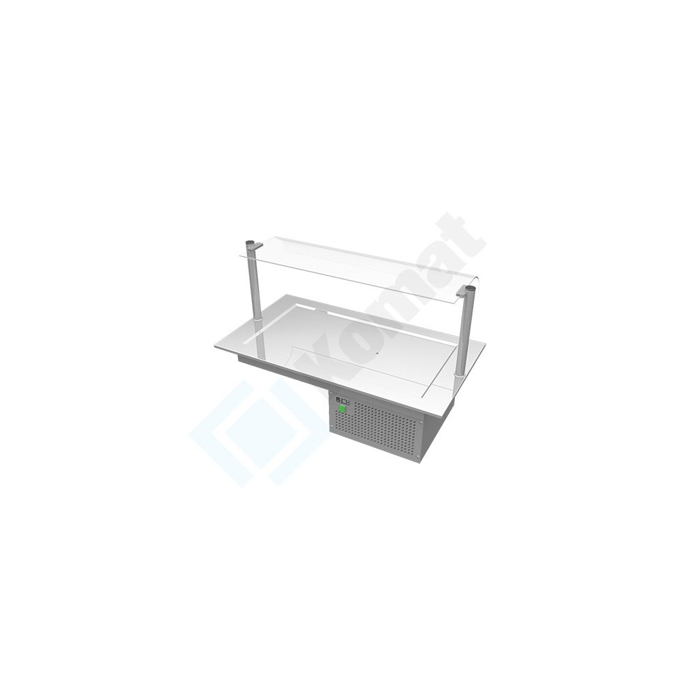 Płyta chłodnicza 890x670x384, AISI 304, Komat KL7-13.0002