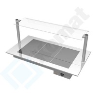 Płyta grzewcza ceramiczna 1235x670x253, AISI 304, Komat KL7-24.0003