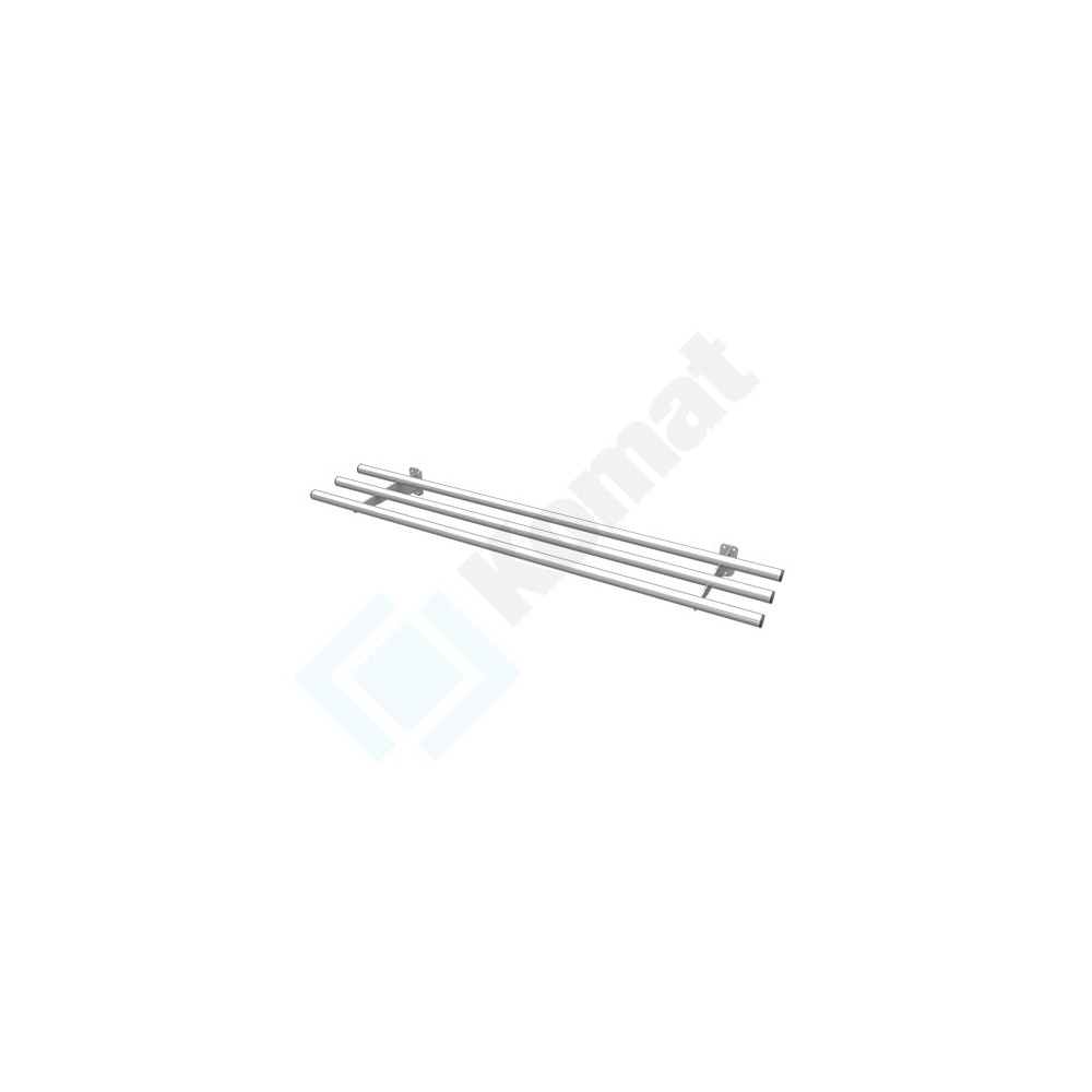 Prowadnice tac 1mbx300x110, AISI 304, Komat KNP-27.0100