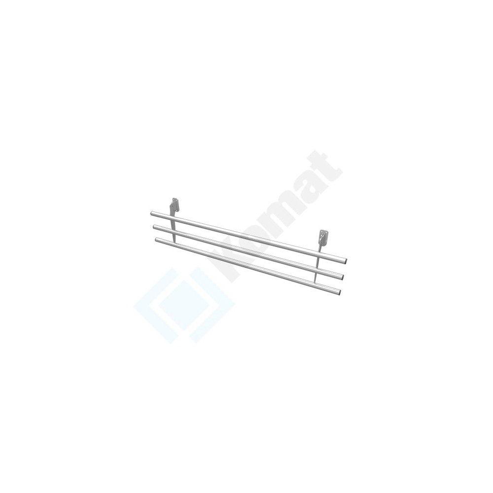 Prowadnice tac uchylne 1mbx300x110, AISI 304, Komat KNP-28.0100