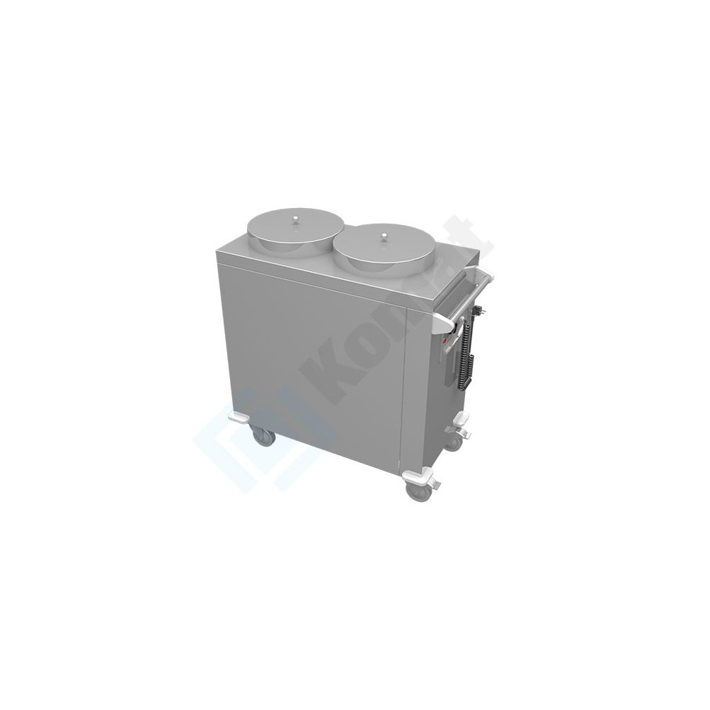 Dystrybutor talerzy - podwójny 900x500x900, AISI 304, Komat KNP-41.2033