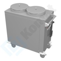 Dystrybutor talerzy - podwójny 900x500x900, AISI 304, Komat KNP-41.2033