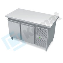Stół chłodniczy z bocznym agregatem 1400x800x900, AISI 304, Komat KL-30.8002