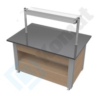 Bufet RETRO - neutralny 1500x1050x900, AISI 304, Komat KL5-05.1150