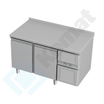 Stół mroźniczy z agregatem bocznym 1850x600x850, AISI 304, Komat KTM-810