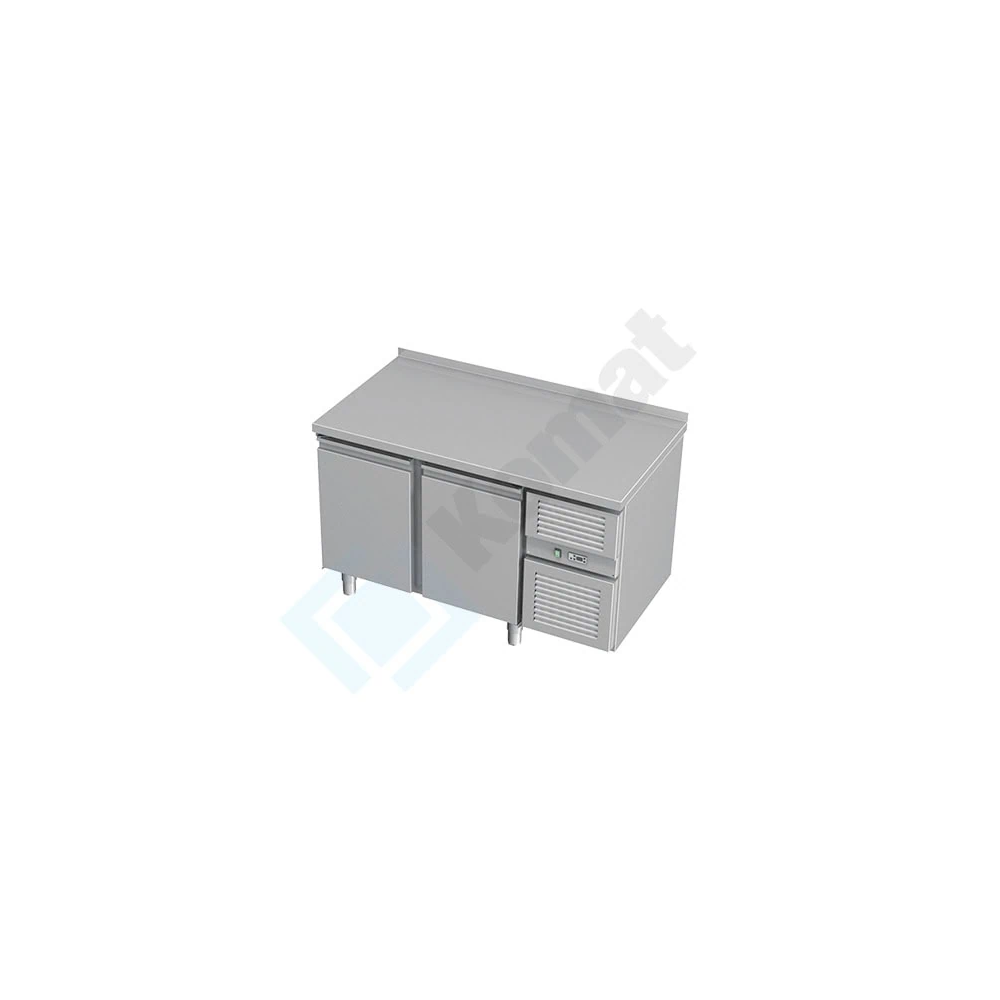 Stół mroźniczy z agregatem bocznym 1850x600x850, AISI 304, Komat KTM-810