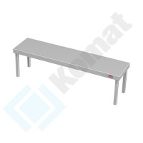 Nadstawka pojedyncza grzewcza 1100x300x400, AISI 304, Komat KTG-980