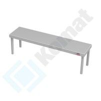 Nadstawka pojedyncza grzewcza z oświetleniem 1000x300x400, AISI 304, Komat KTG-981