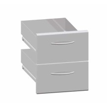 Szuflady 700, szerokość 400, zestaw 2 szt. 395x660x455 Bartscher 284401