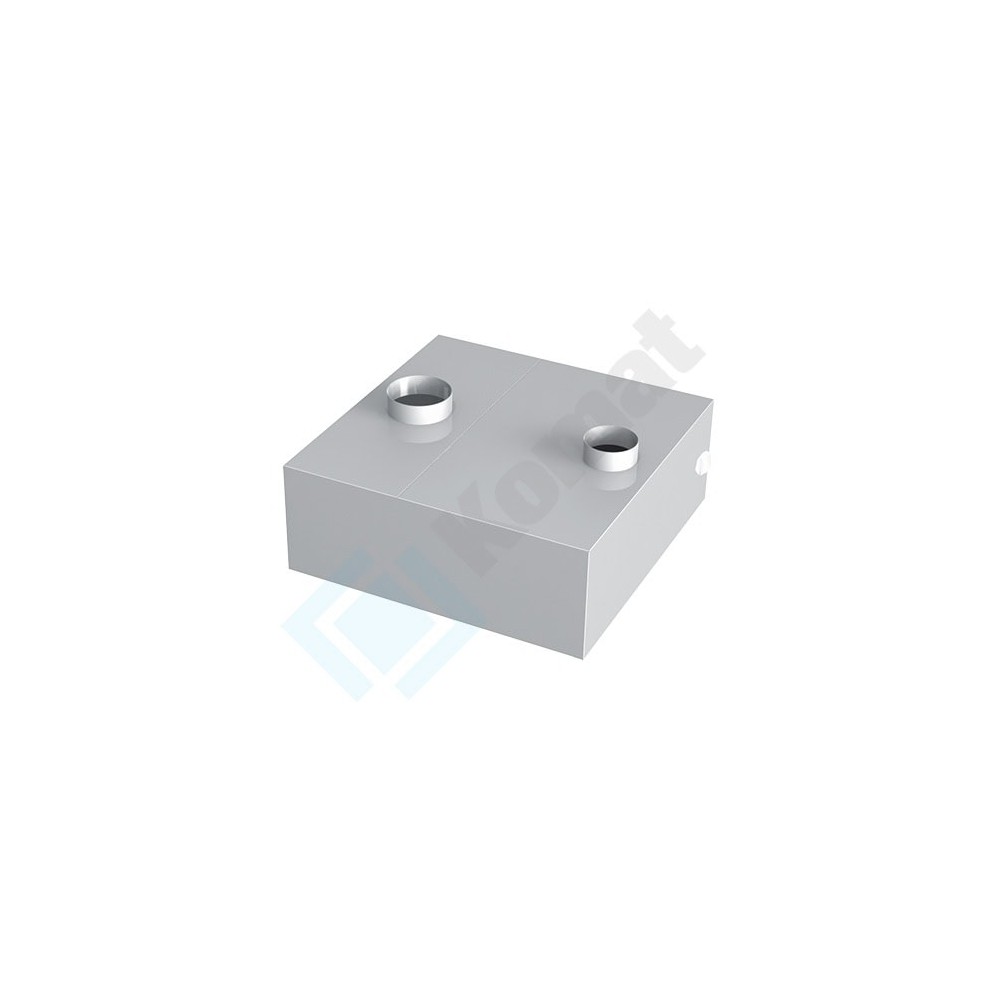 Okap przyścienny nawiewno-wyciągowy 3500x1200x450, AISI 304, Komat KOT-520