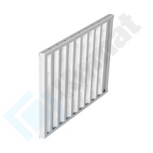 Filtr labiryntowy 300x400x20, AISI 304, Komat KOT-531