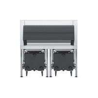 System zasobnikowy do kostkarek,łuskarek i grudkarek o pojemności 600 kg i wózek o pojemności 109 kg | Kastel ST C 600