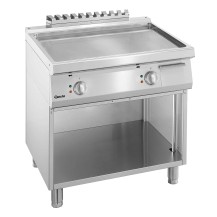 Płyta grillowa 700, szerokość 800, gładka 800x700x850 Bartscher 286508