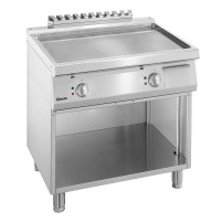 Płyta grillowa 700, szerokość 800, gładka 800x700x850 Bartscher 286508