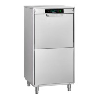 Zmywarka do przyborów kuchennych, kosz 550x550 mm, pompa płukania, dozowniki chemii | Kastel UK 55/45 EPI PRS