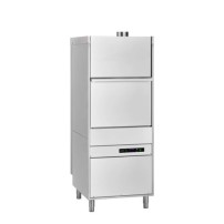 Zmywarka do przyborów kuchennych, kosz 565x690 mm, pompa płukania, dozowniki chemii | Kastel UK 55/65 EPI PRS