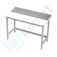 Stół przyścienny z deską z polietylenu 800x600x850