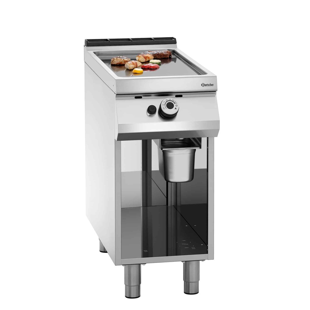 Płyta grillowa gazowa gładka, PO 400x900x900 Bartscher 2955041