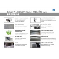Szafa chłodnicza 2/1 GN z drzwiami przeszklonymi premium, 714x869x2070, Dora-Metal DM-92132