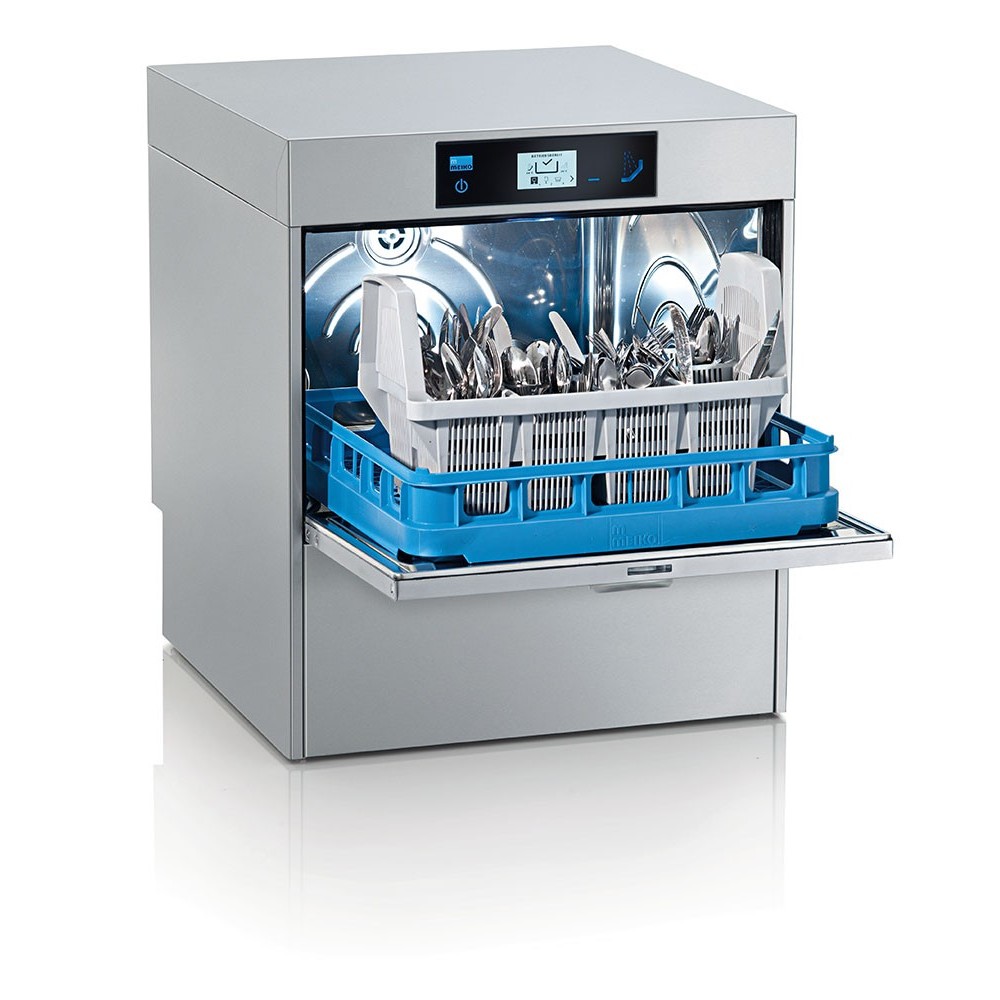 Zmywarka barowa do szkła z koszem 500x500 mm Odzysk energii Comfort Air 600x600x735 MEIKO M-iClean UM