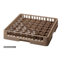 kosz na szklanki, 49 przegródek 500x500x142 Bartscher 5351