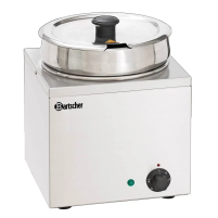 Bemar na zupę Hotpot, 1 x wkład 6,5L 255x280x330 Bartscher 605065