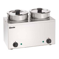 Bemar na zupę Hotpot, 2 x wkład 3,5L 415x210x320 Bartscher 606035