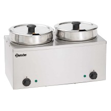 Bemar na zupę Hotpot, 2 x wkład 6,5L 505x280x320 Bartscher 606065